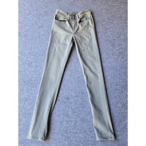 Levi's Jeans Women's Akhtar Textile Sample Size 27 Light Grey Wash 26x29.5